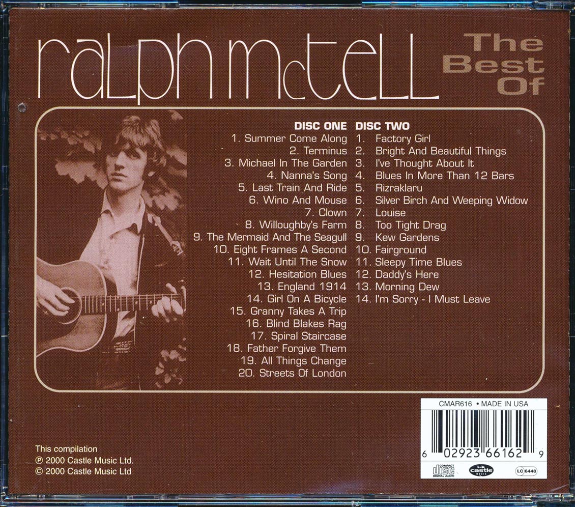 Ralph McTell - The Best Of Ralph McTell (34 tracks) (2xCD)