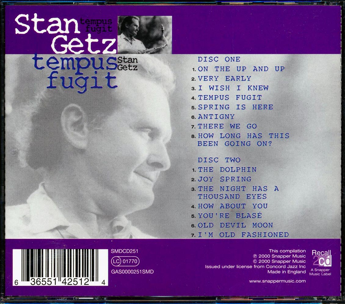 Stan Getz - Tempus Fugit (2xCD)