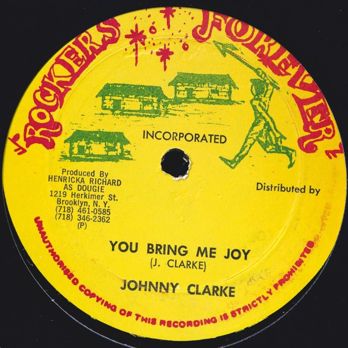 Johnny Clarke - You Bring Me Joy  /  Version (orig. press)