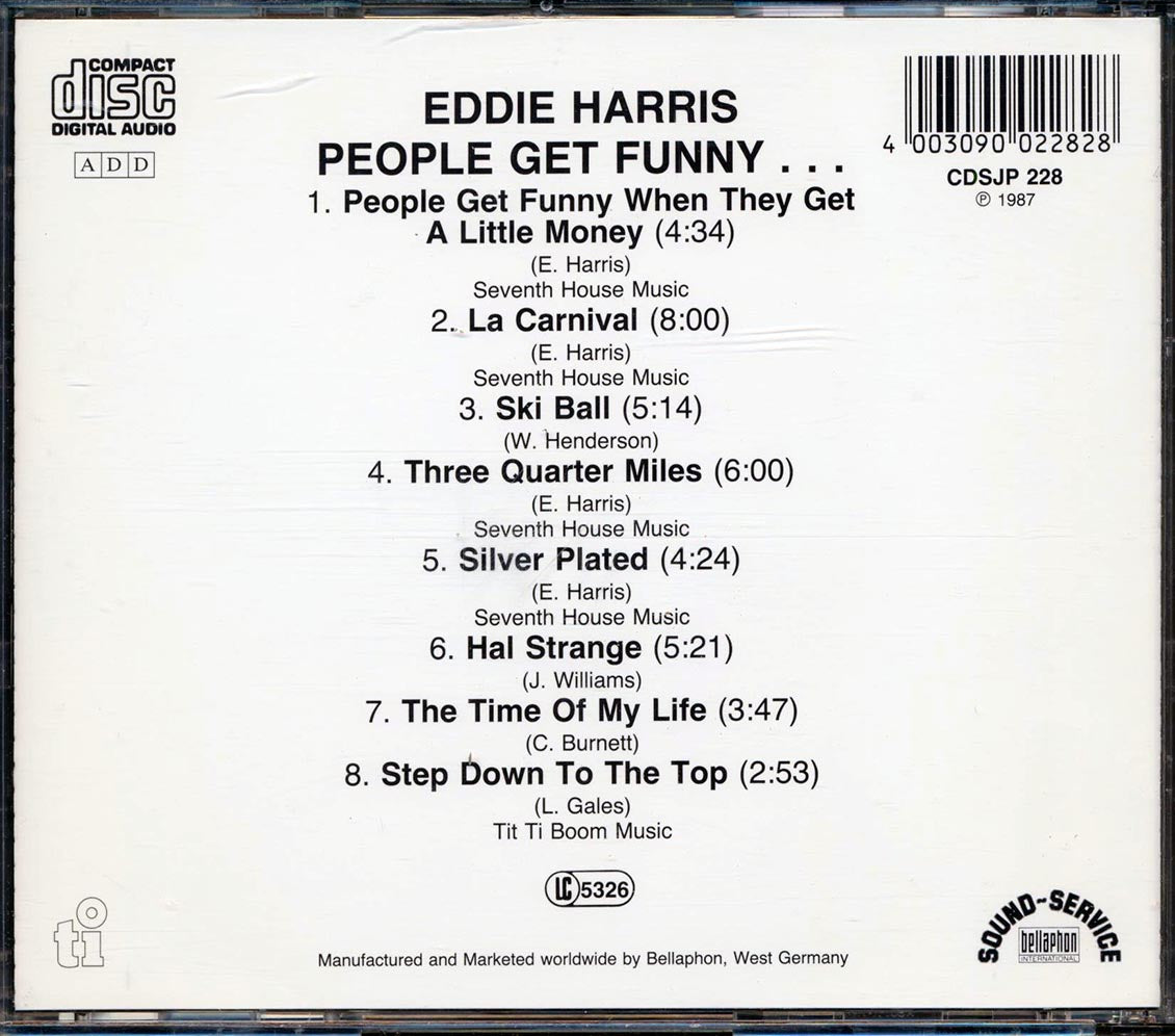 Eddie Harris - People Get Funny