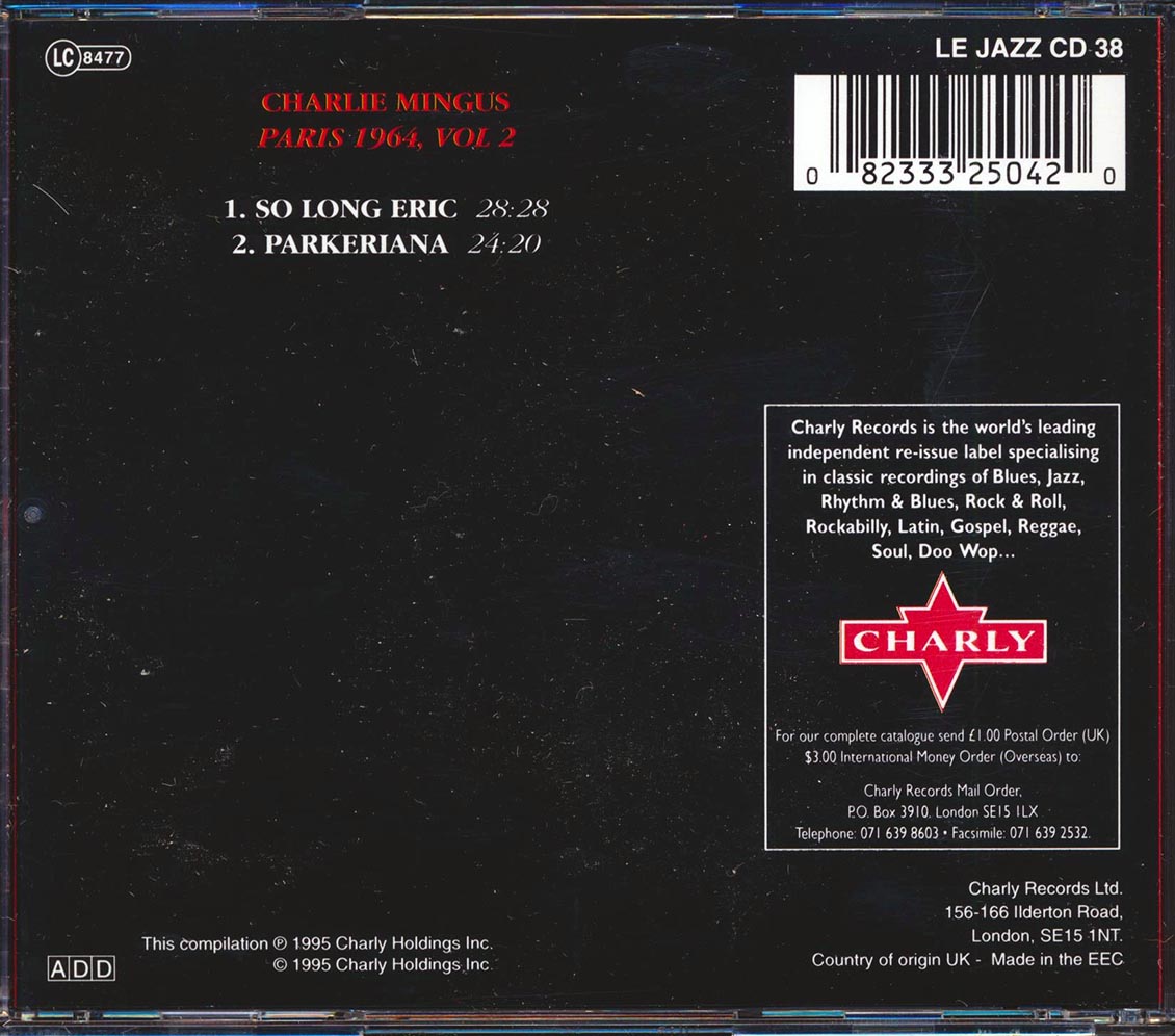 Charlie Mingus - Paris 1964, Volume 2