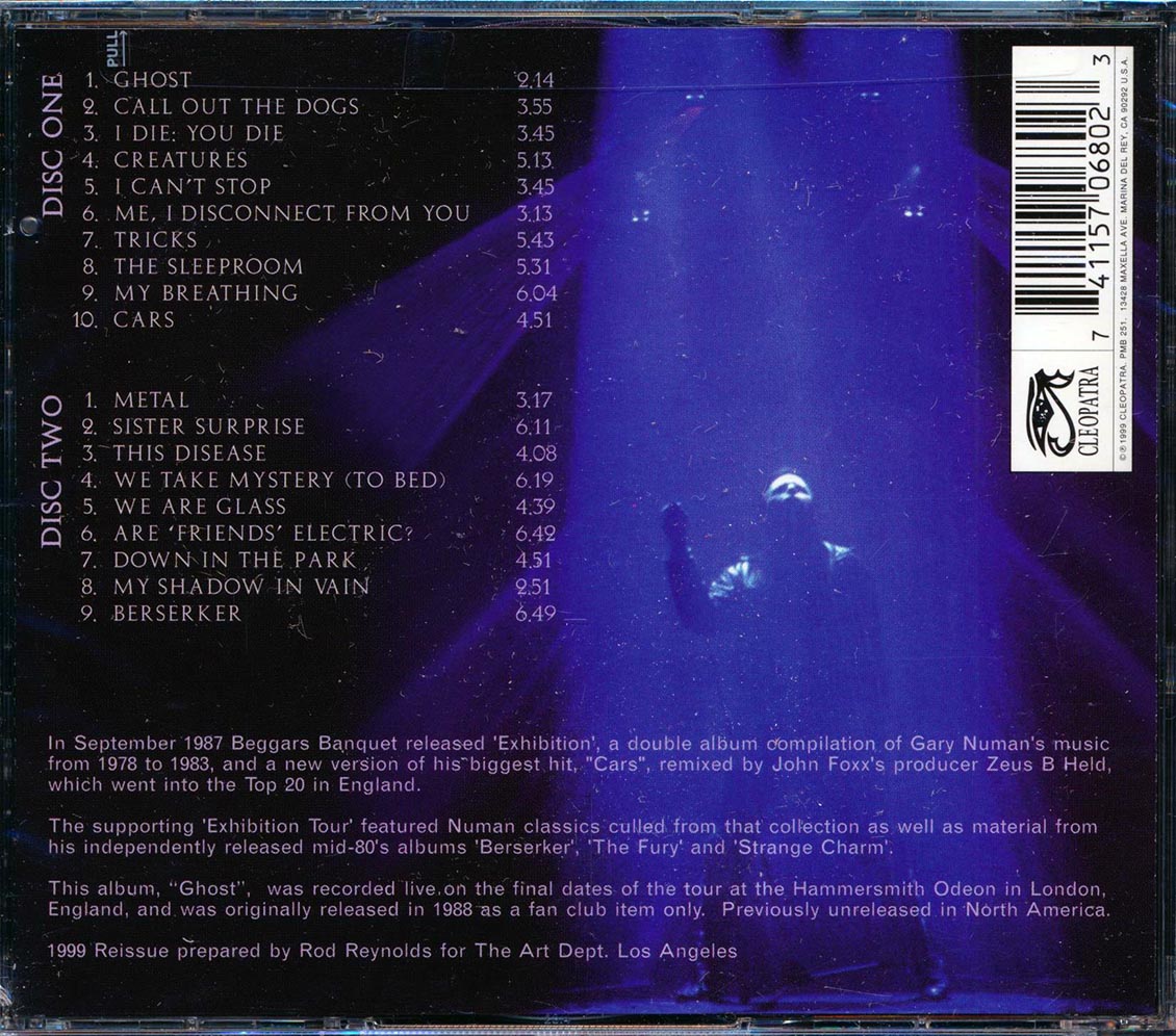 Gary Numan - Ghost (2xCD)