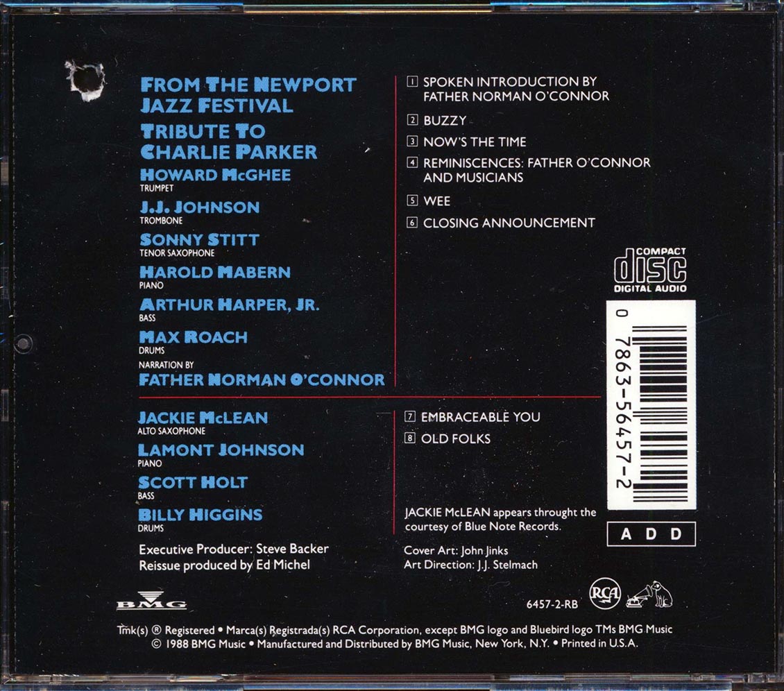 Max Roach, Sonny Stitt, Jackie McLean, Etc. - From The Newport Jazz Festival: Tribute To Charlie Parker (remastered)