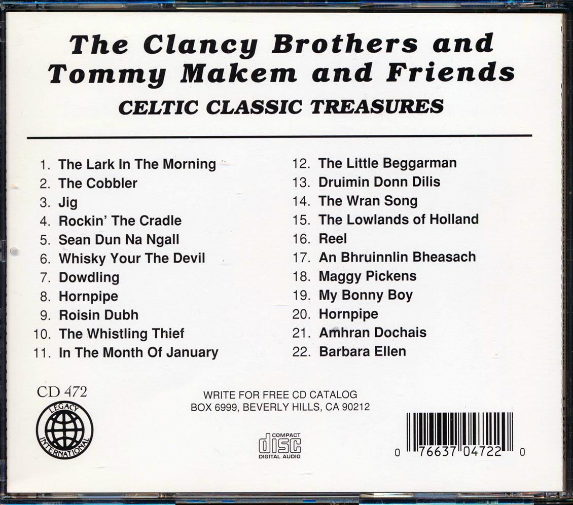 Clancy Brothers, Tommy Makem & Friends - Celtic Classic Treasures