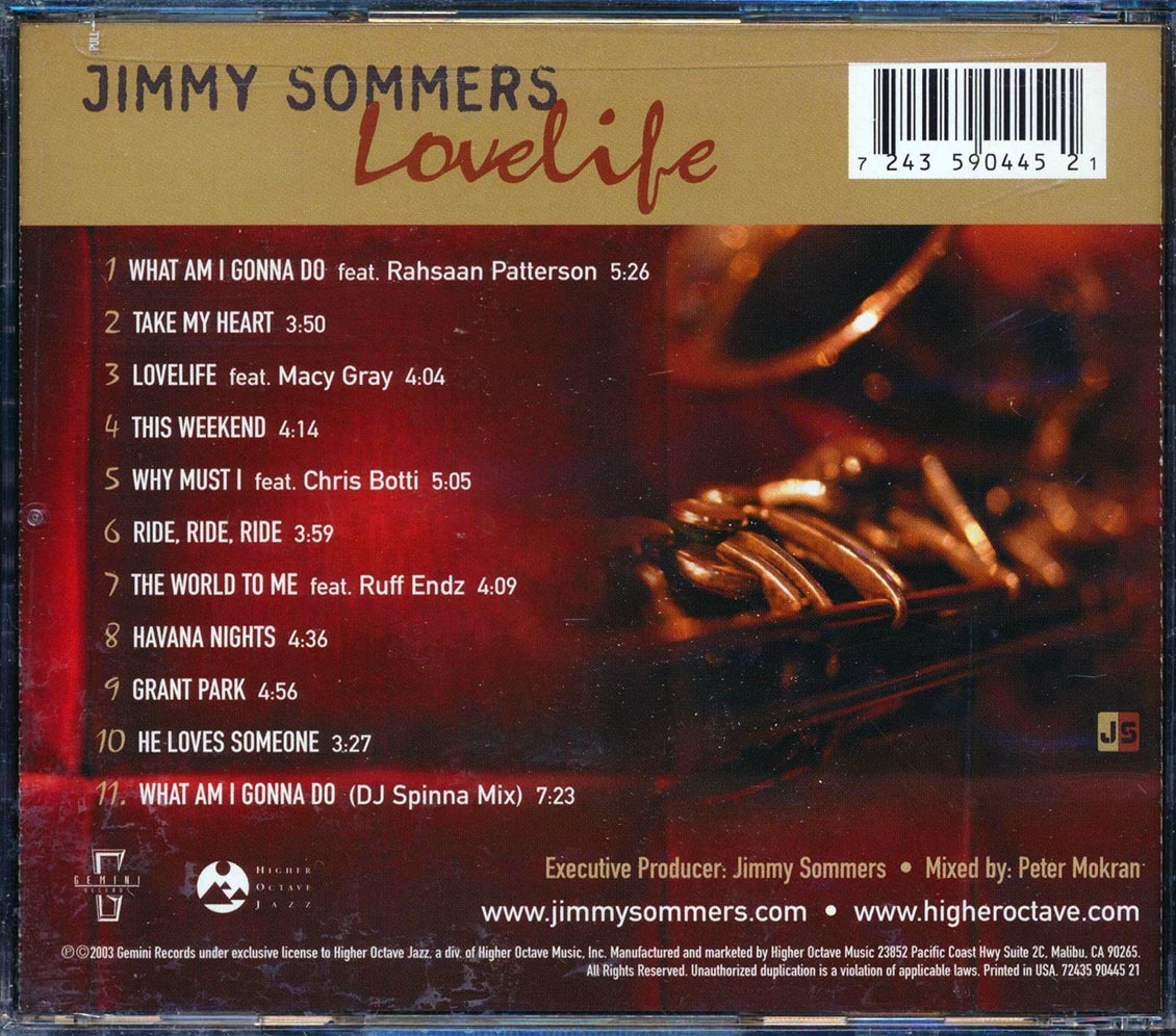 Jimmy Sommers - Lovelife