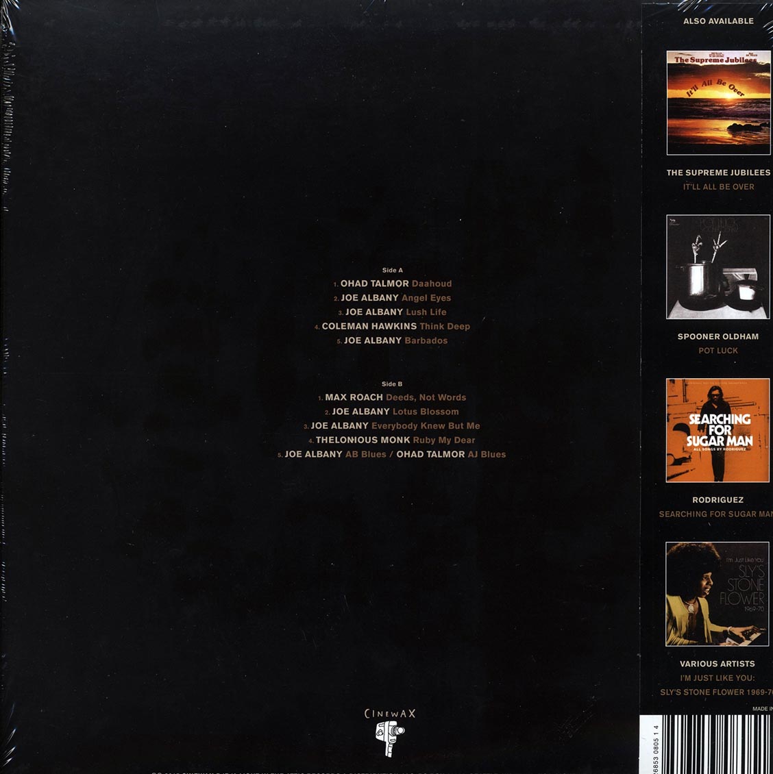 Joe Albany, Max Roach, Thelonious Monk, Etc. - Low Down Original Motion Picture Soundtrack
