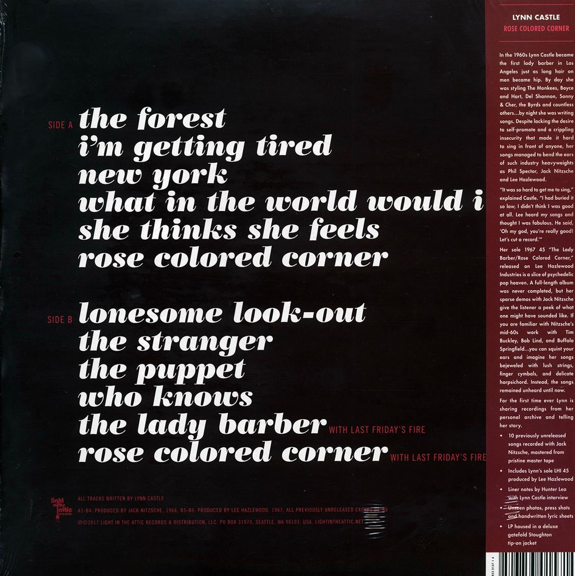 Lynn Castle - Rose Colored Corner: Lee Hazlewood Archive Series No. 14 (stereo)