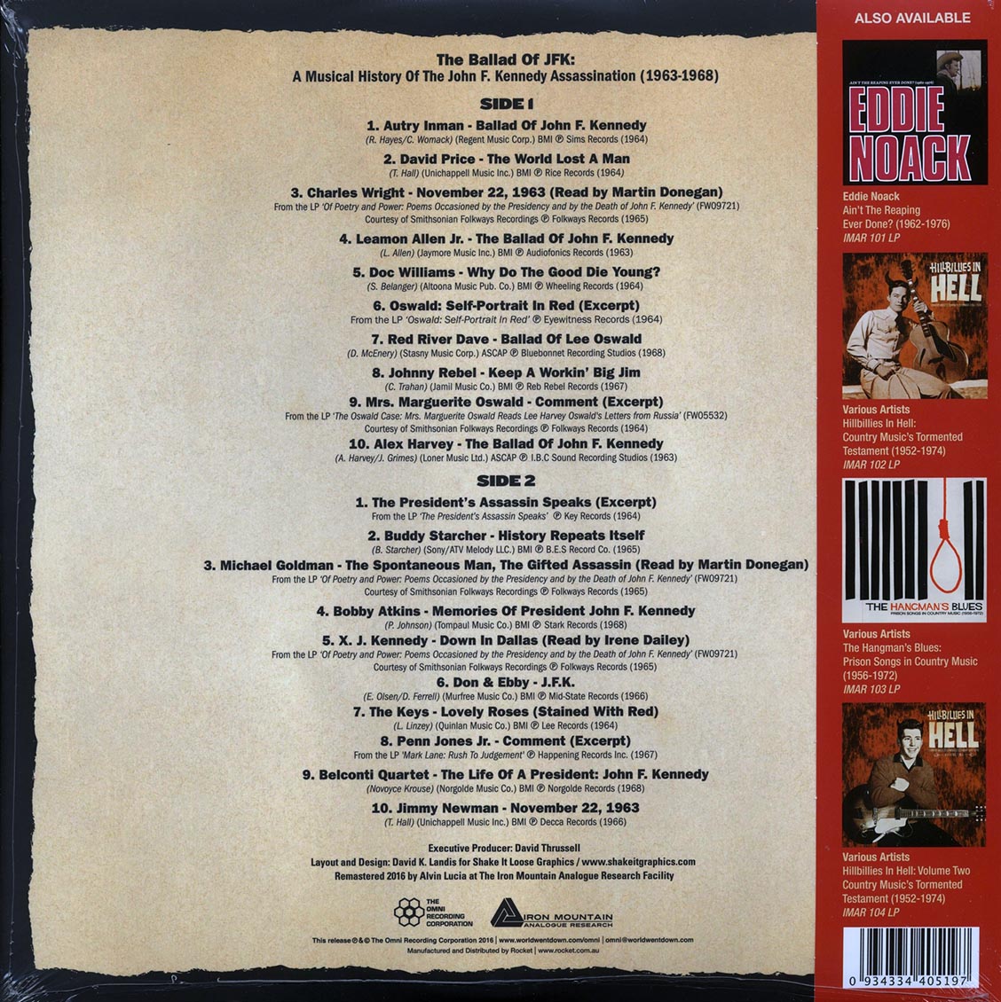 Various - The Ballad Of JFK: A Musical History Of The John F. Kennedy Assassination (1963-1968) (ltd. ed.)