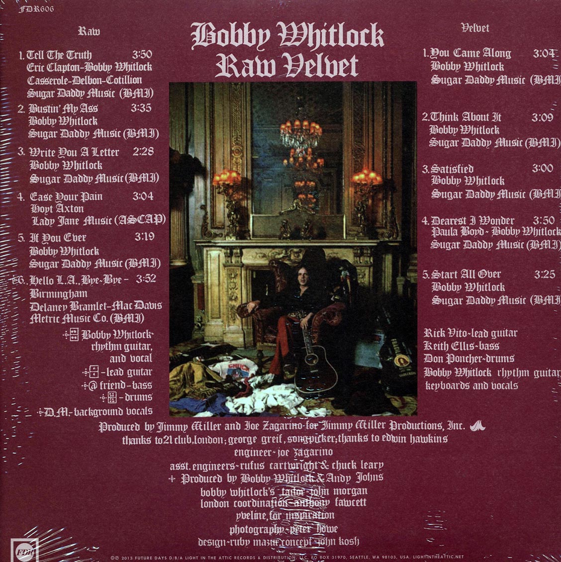 Bobby Whitlock - Raw Velvet (180g)
