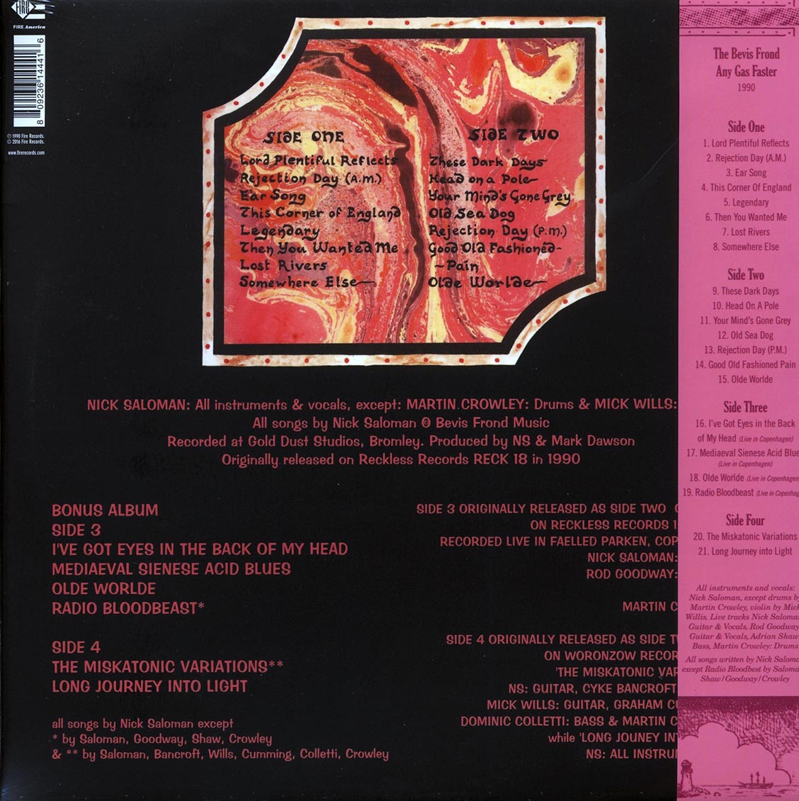 The Bevis Frond - Any Gas Faster (2xLP)