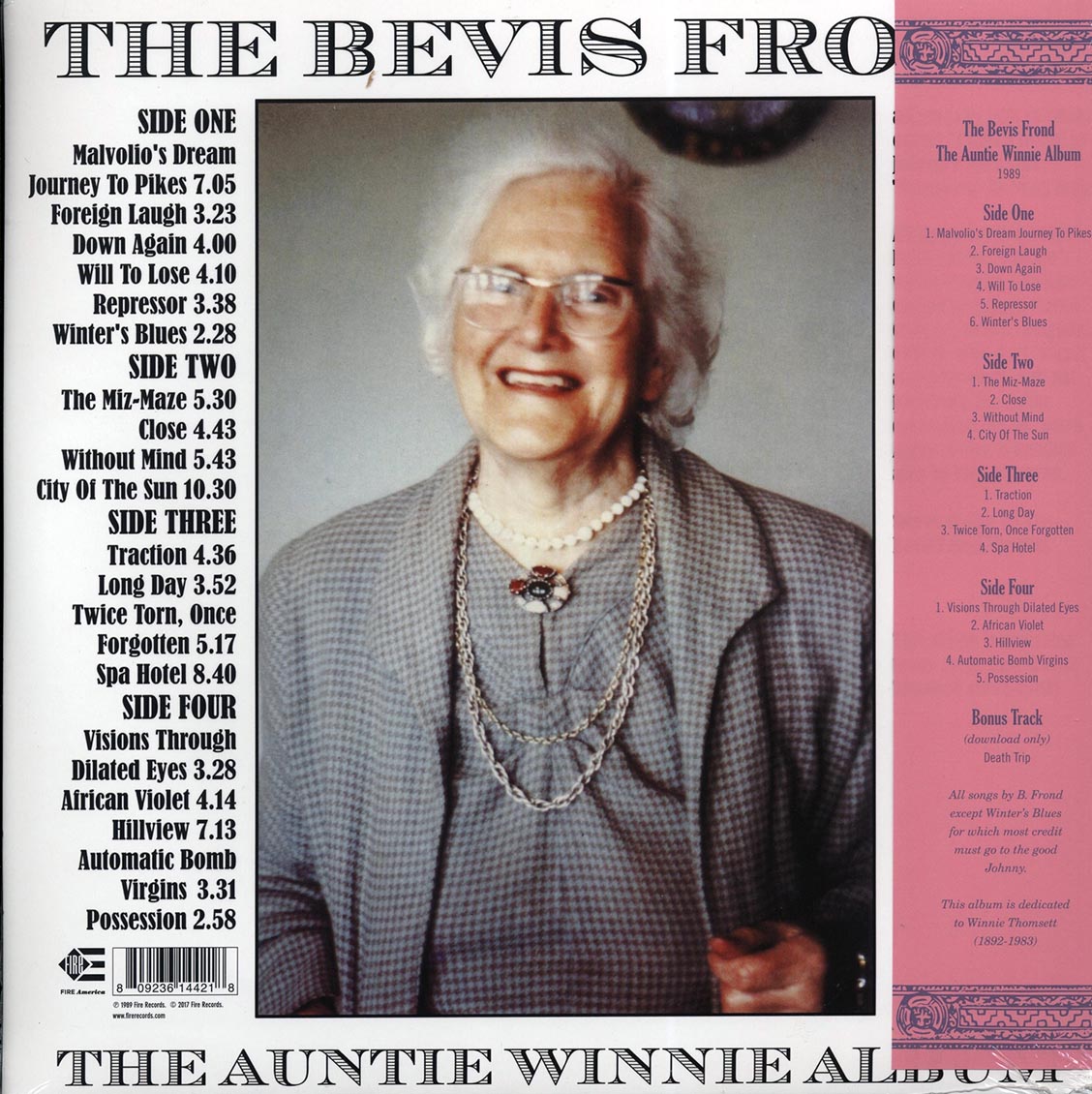 The Bevis Frond - The Auntie Winnie Album (RSD 2017) (ltd. ed.) (2xLP) (incl. mp3) (colored vinyl)