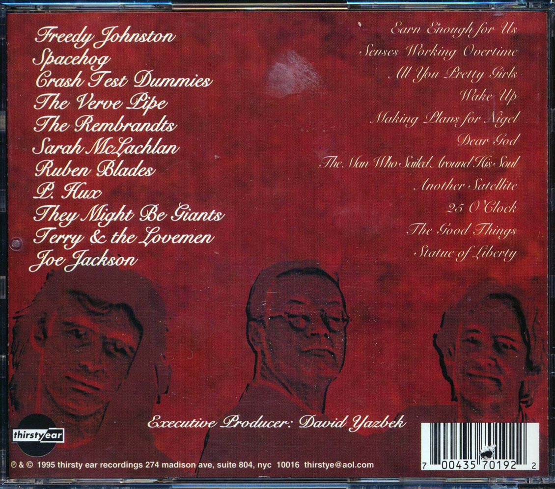 Sarah McLachlan, The Rembrandts, Crash Test Dummies, Etc. - A Testamonial Dinner: The Songs Of XTC (marked/ltd stock)