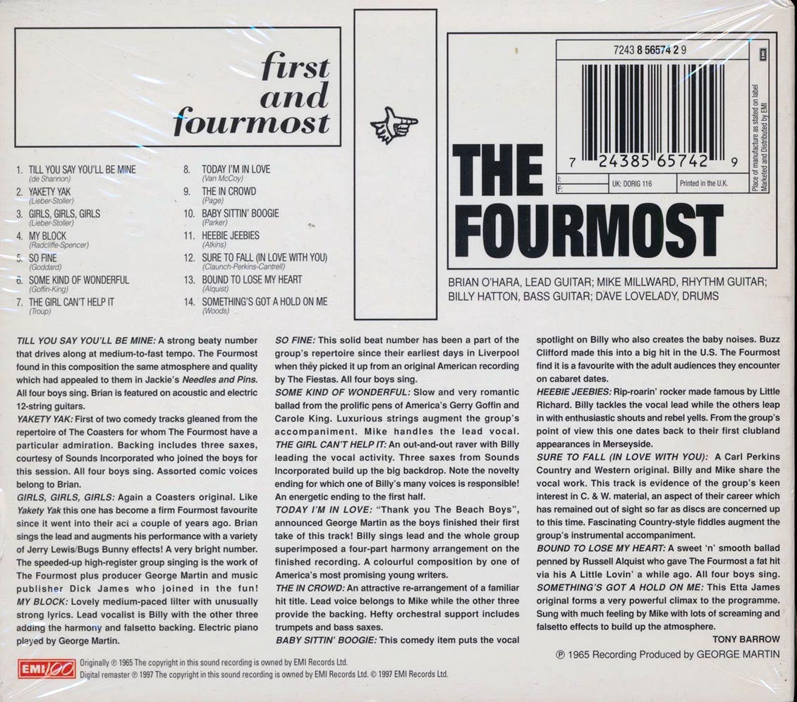The Fourmost - First And Fourmost (mono+stereo)