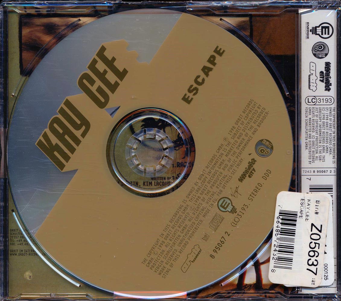 Kay Cee - Escape (Maxi Single, 5 Tracks)