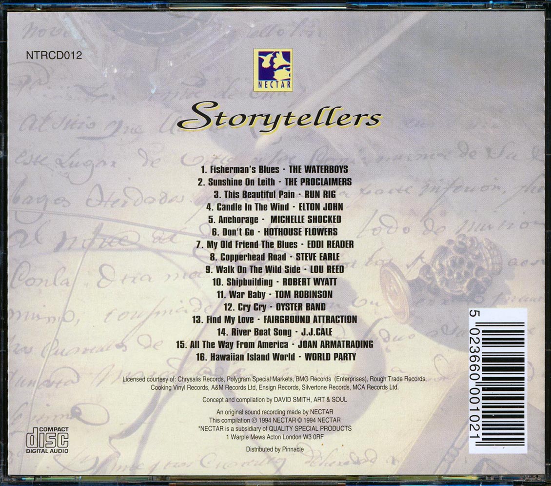 Elton John, Lou Reed, The Waterboys, Etc. - Storytellers: 16 Tracks By The Greatest Singer/Songwriters Of Today