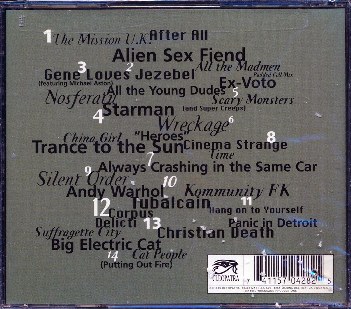 Alien Sex Fiend, The Mission, Christian Death, Nosferatu, Etc. - Goth Oddity: A Tribute To David Bowie (marked/ltd stock)
