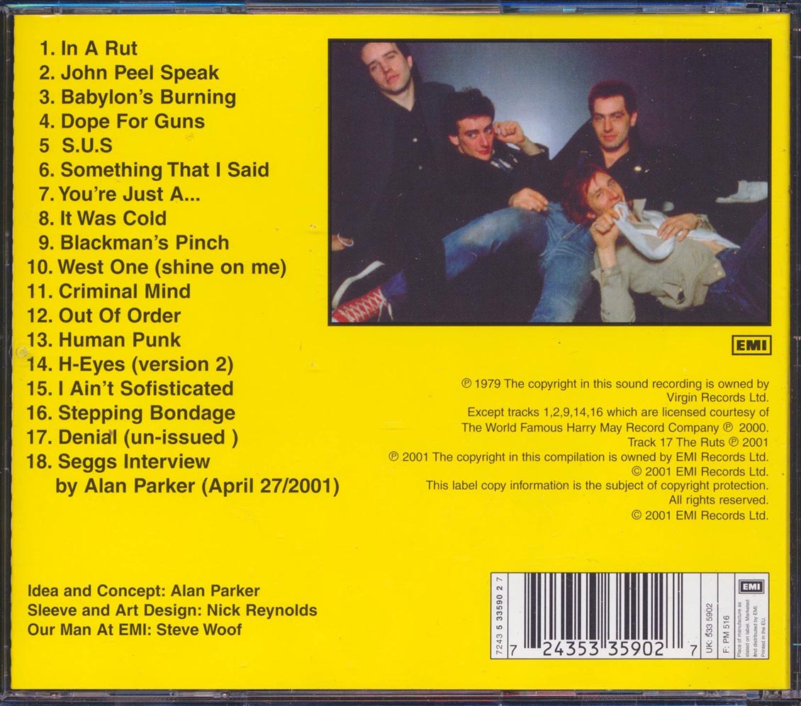 The Ruts - Bustin' Out: The Essential Ruts Collection