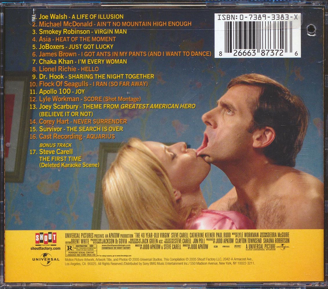 Asia, Chaka Khan, Smokey Robinson, Lionel Richie, Joe Walsh, Etc. - The 40 Year-Old Virgin: Original Motion Picture Soundtrack (marked/ltd stock)