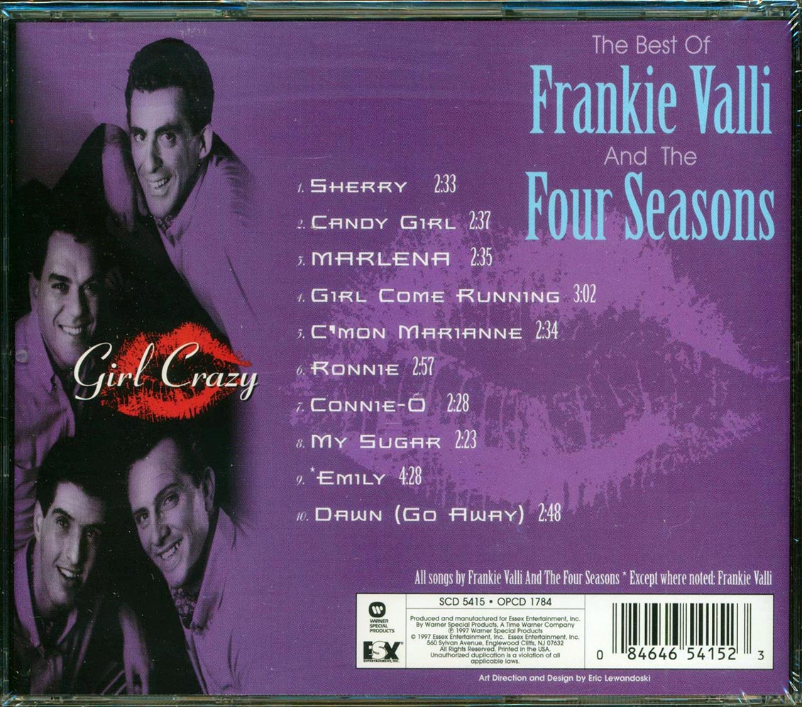 Frankie Valli & The Four Seasons - The Best Of Frankie Valli & The Four Seasons: Girl Crazy
