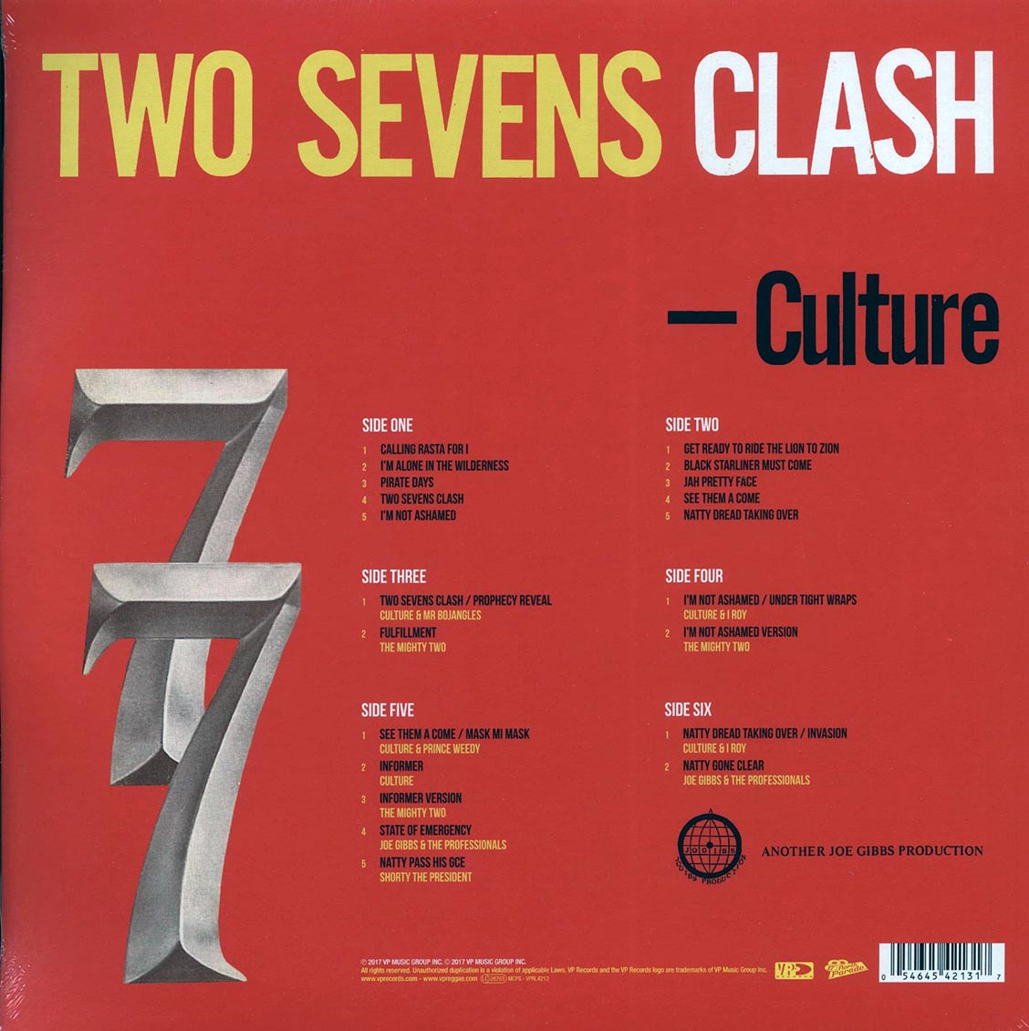 Culture - Two Sevens Clash: Deluxe Edition (+ 12 bonus tracks) (3xLP) (remastered)