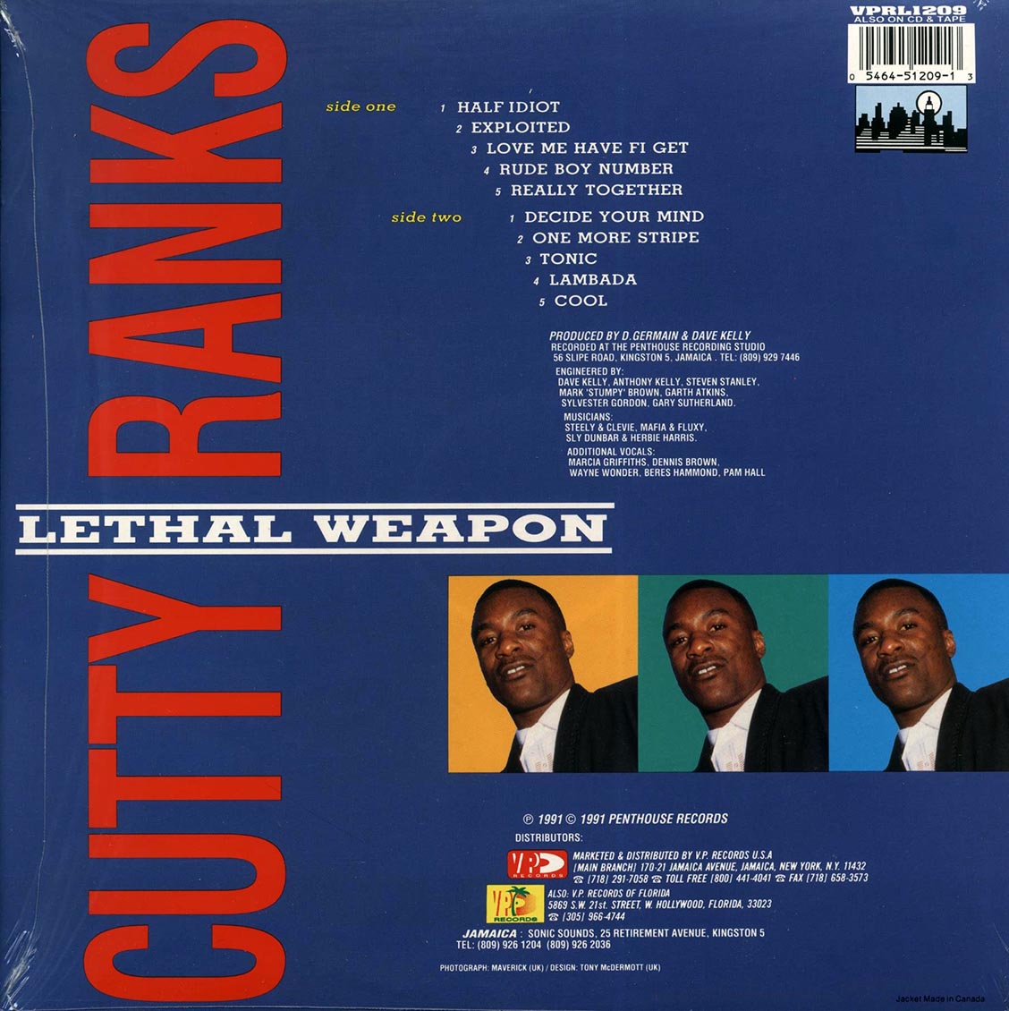 Cutty Ranks - Lethal Weapon