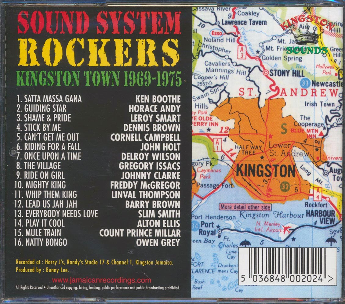 Barry Brown, Linval Thompson, Horace Andy, Etc. - Sound System Rockers: Kingston Town