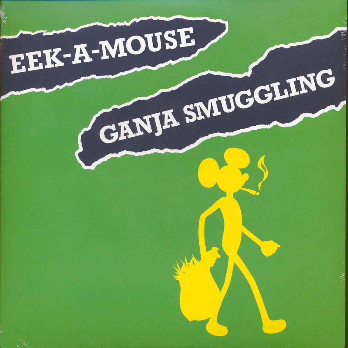 Eek A Mouse - Ganja Smuggling  /  Roots Radics - Smuggling Dub (rhythm: "Eek A Mouse - Ganja Smuggling") (RSD 2018) (ltd. ed.) (colored vinyl) (green vinyl)