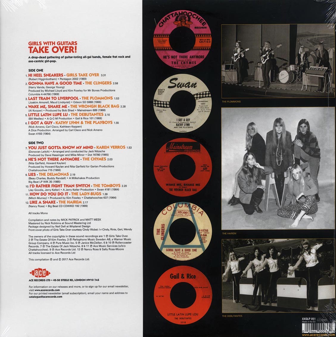 Girls Take Over, The Lady-bugs, Kathy Lynn & The Playboys, Etc. - Girls With Guitars Take Over! (180g) (colored vinyl)