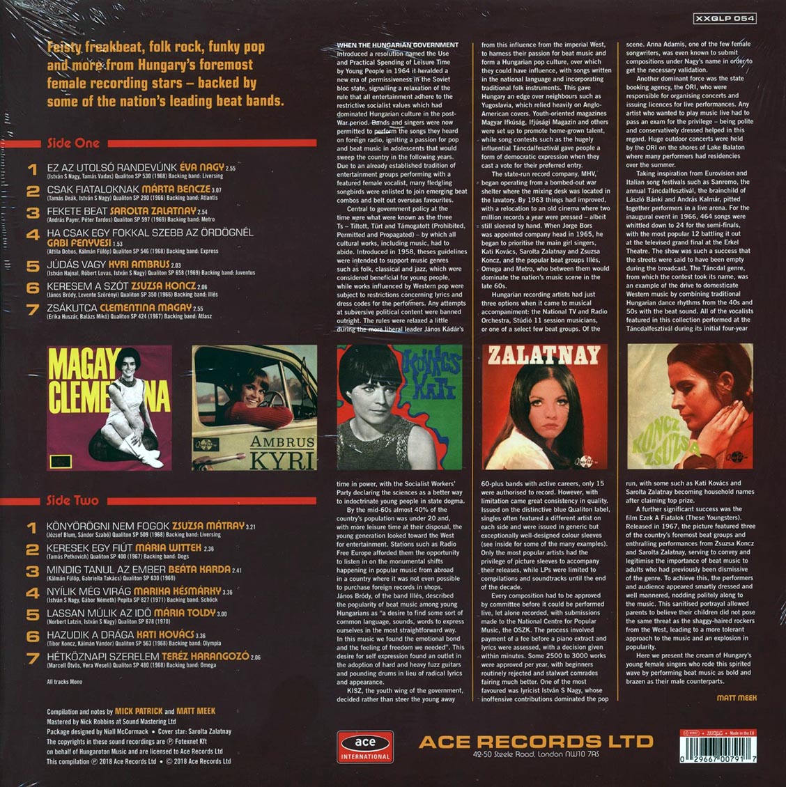 Various - She Came From Hungary! 1960s Beat Girls From The Eastern Bloc (180g) (colored vinyl)