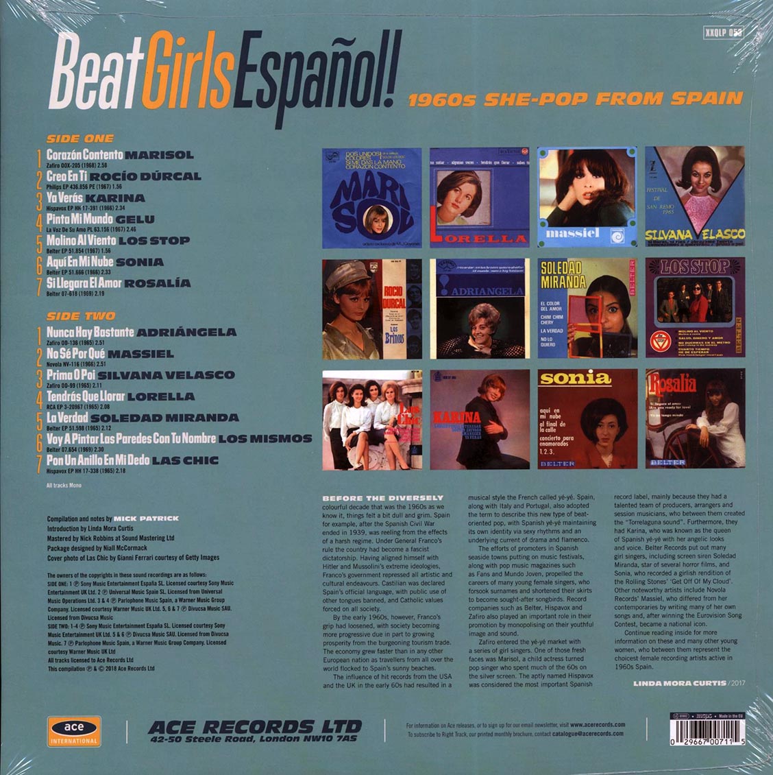 Marisol, Los Stop, Karina, Las Chic, Etc. - Beat Girls Espanol! 1960s She-Pop From Spain (180g) (colored vinyl)