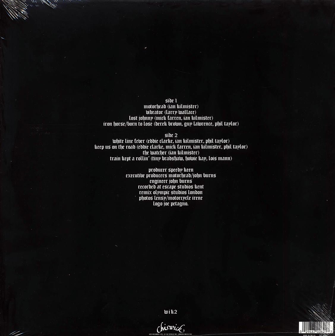 Motorhead - Motorhead (white vinyl)