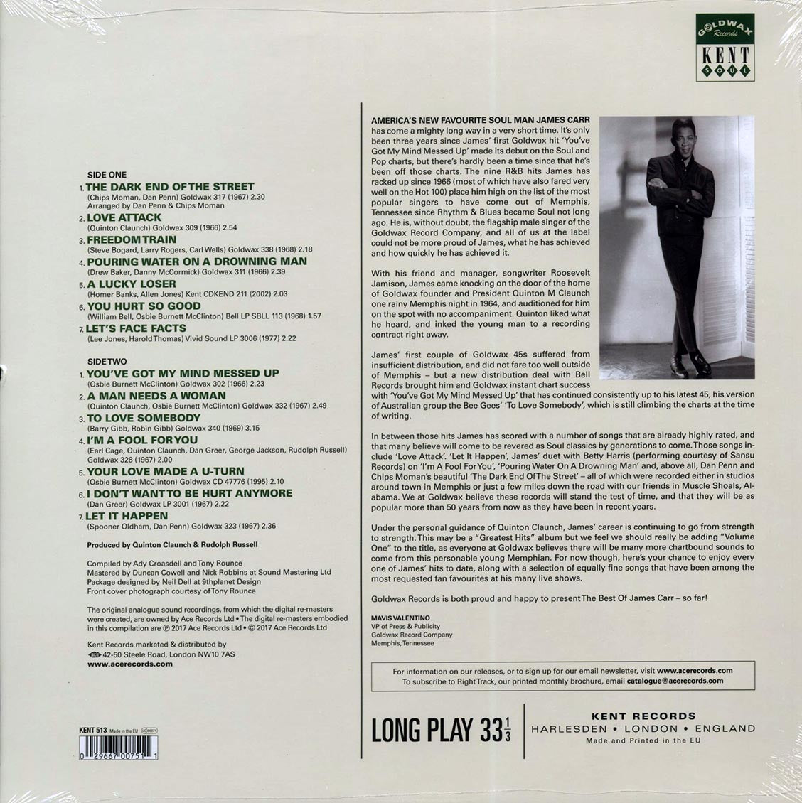 James Carr - The Best Of James Carr