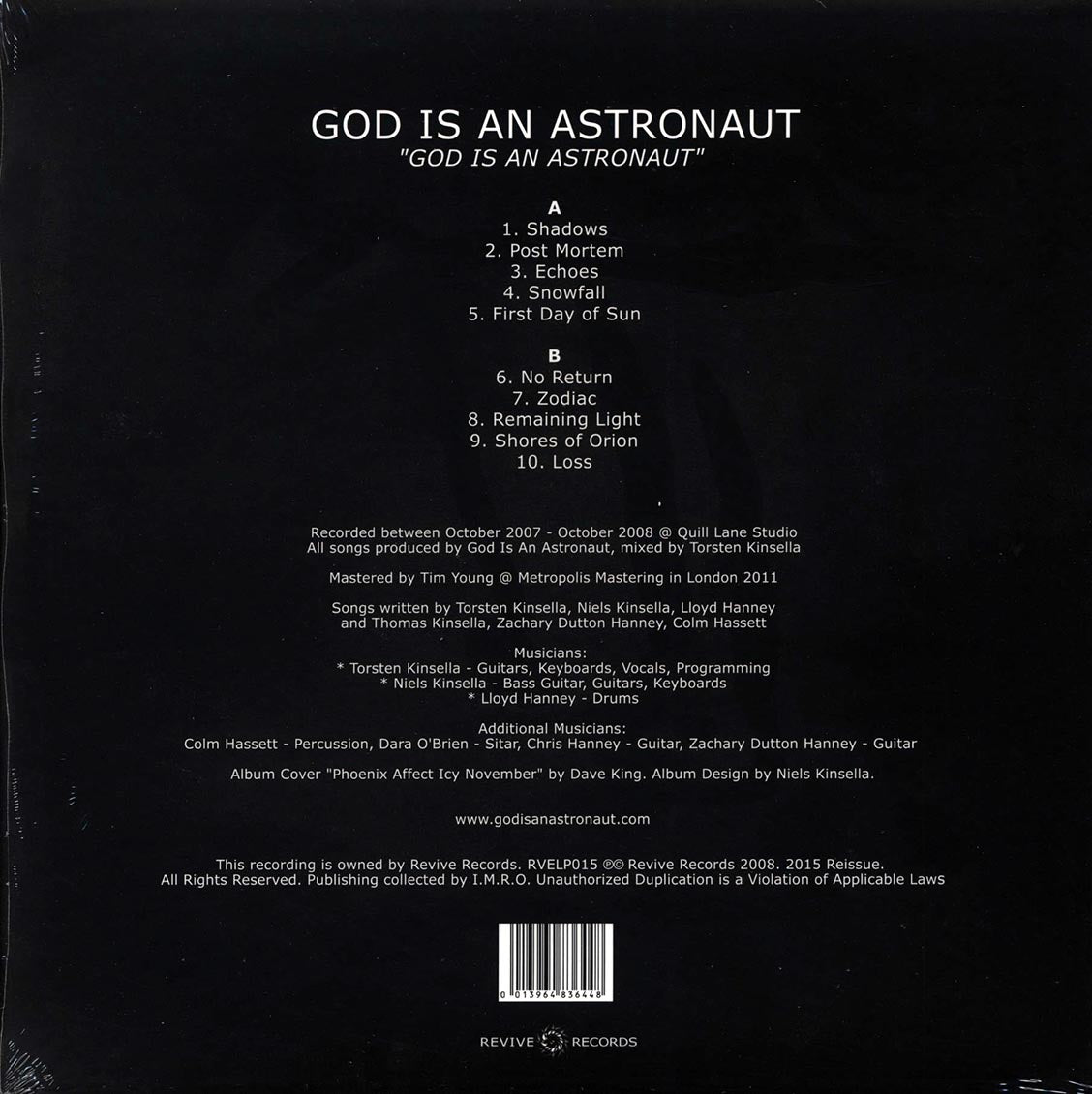 God Is An Astronaut - God Is An Astronaut (colored vinyl)