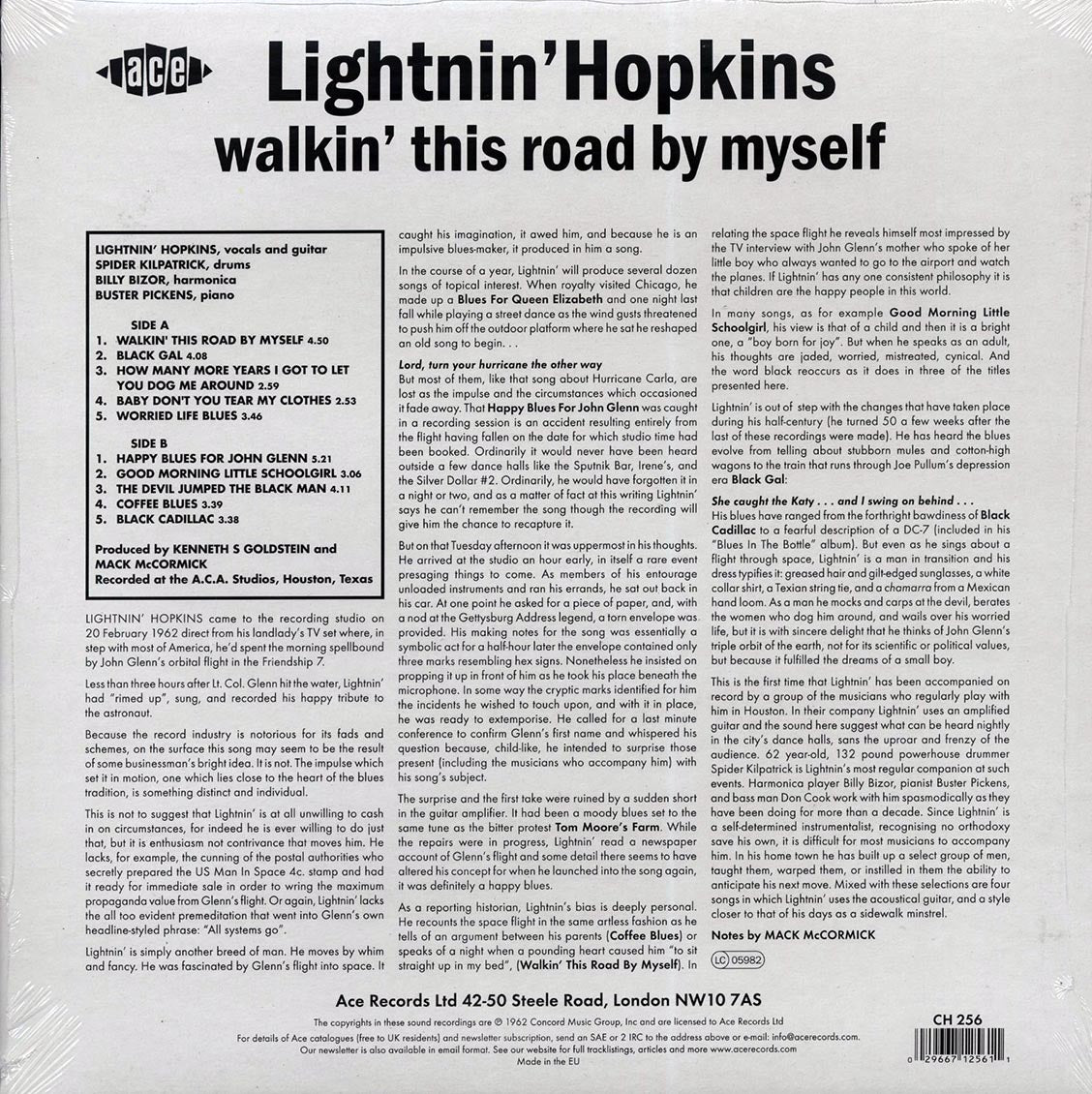 Lightnin' Hopkins - Walkin' This Road By Myself