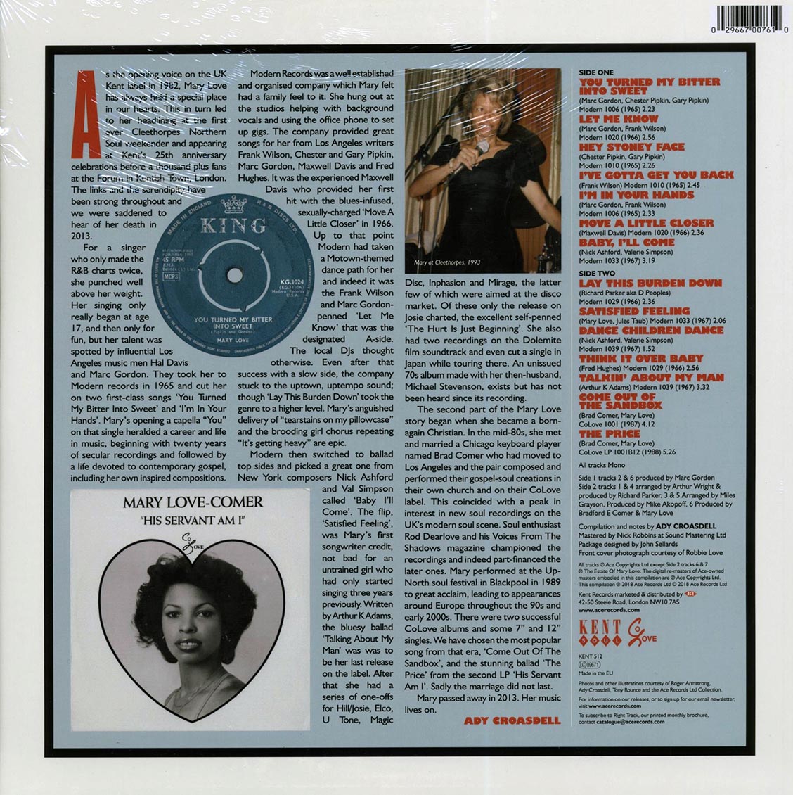 Mary Lowe - Lay This Burden Down