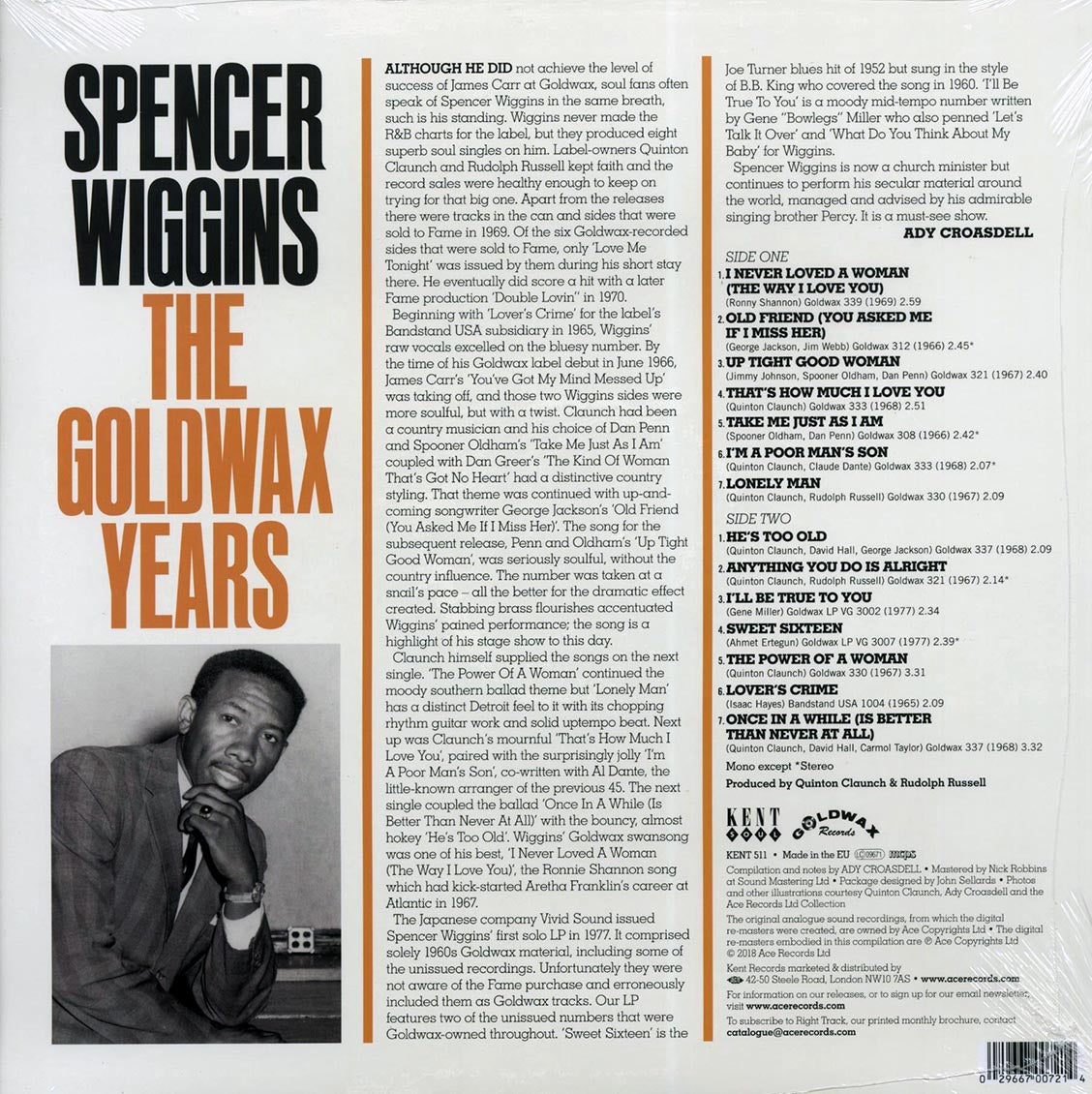 Spencer Wiggins - The Goldwax Years