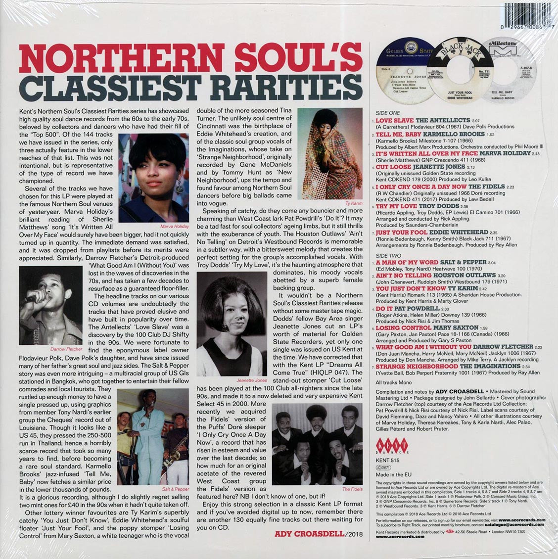 Salt & Pepper, The Antellects, Darrow Fletcher, Etc. - Northern Soul's Classiest Rarities