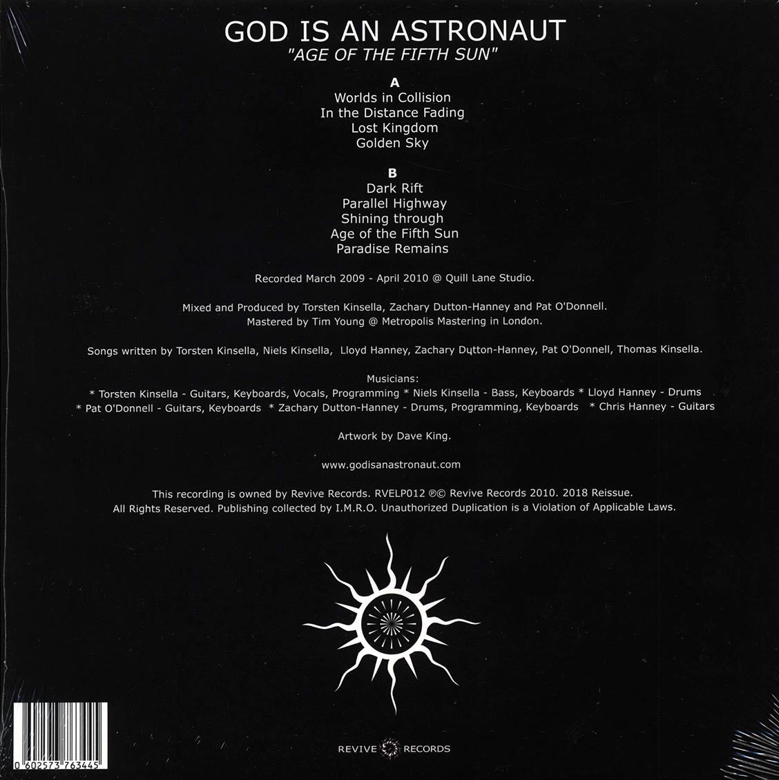 God Is An Astronaut - Age Of The Fifth Sun (ltd. ed.) (colored vinyl)