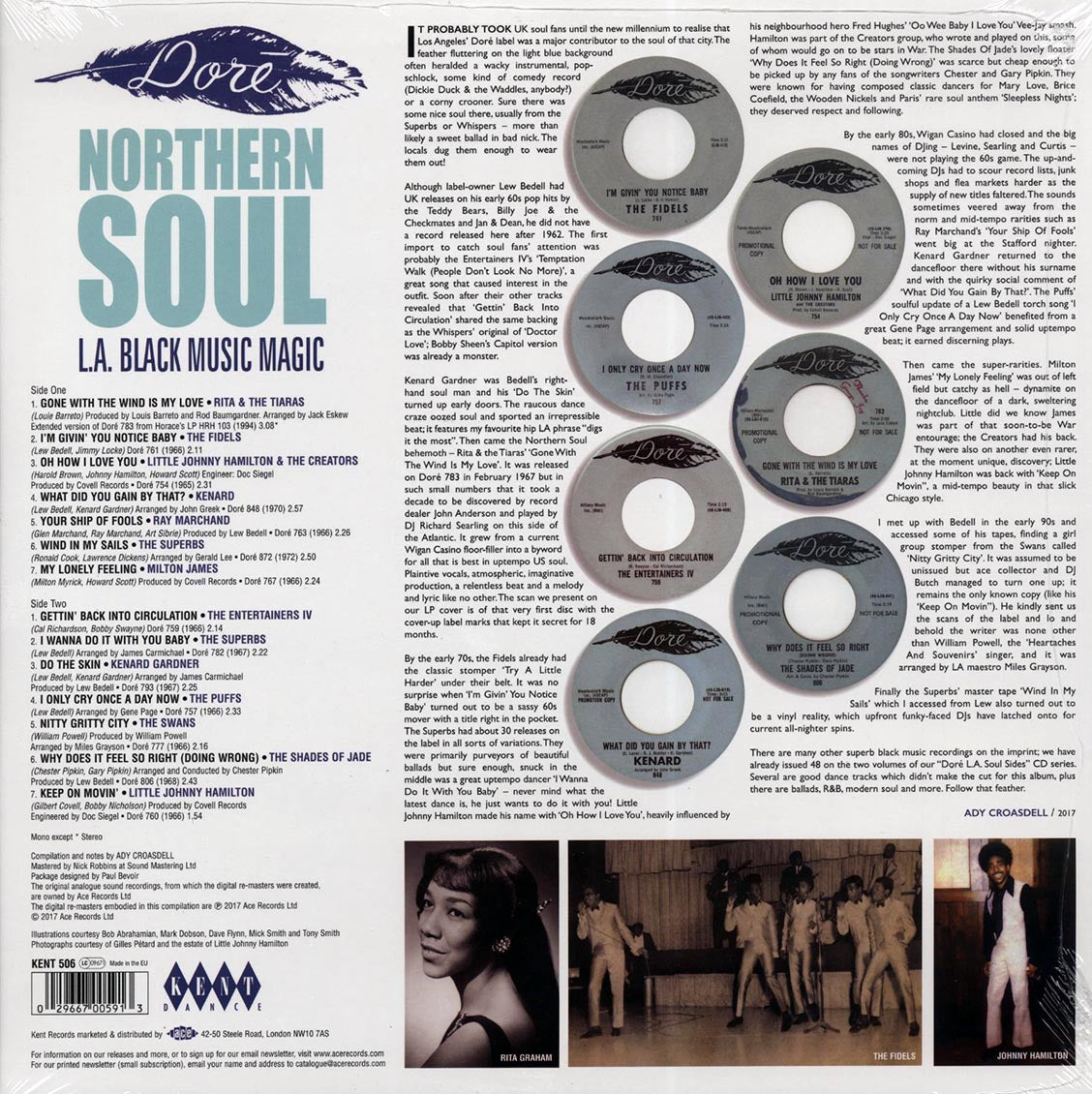 Rita & The Tiaras, The Superbs, The Puffs, The Swans, Etc. - Dore Northern Soul: L.A. Black Music Magic