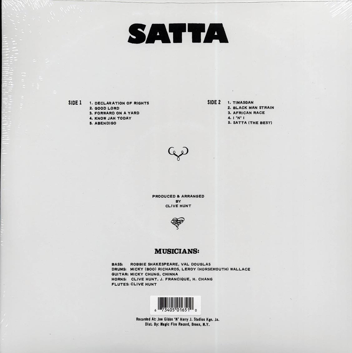 The Abyssinians - Satta (red vinyl)