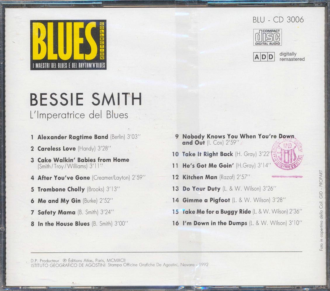Bessie Smith - L'Imperatrice Del Blues (Empress Of The Blues)