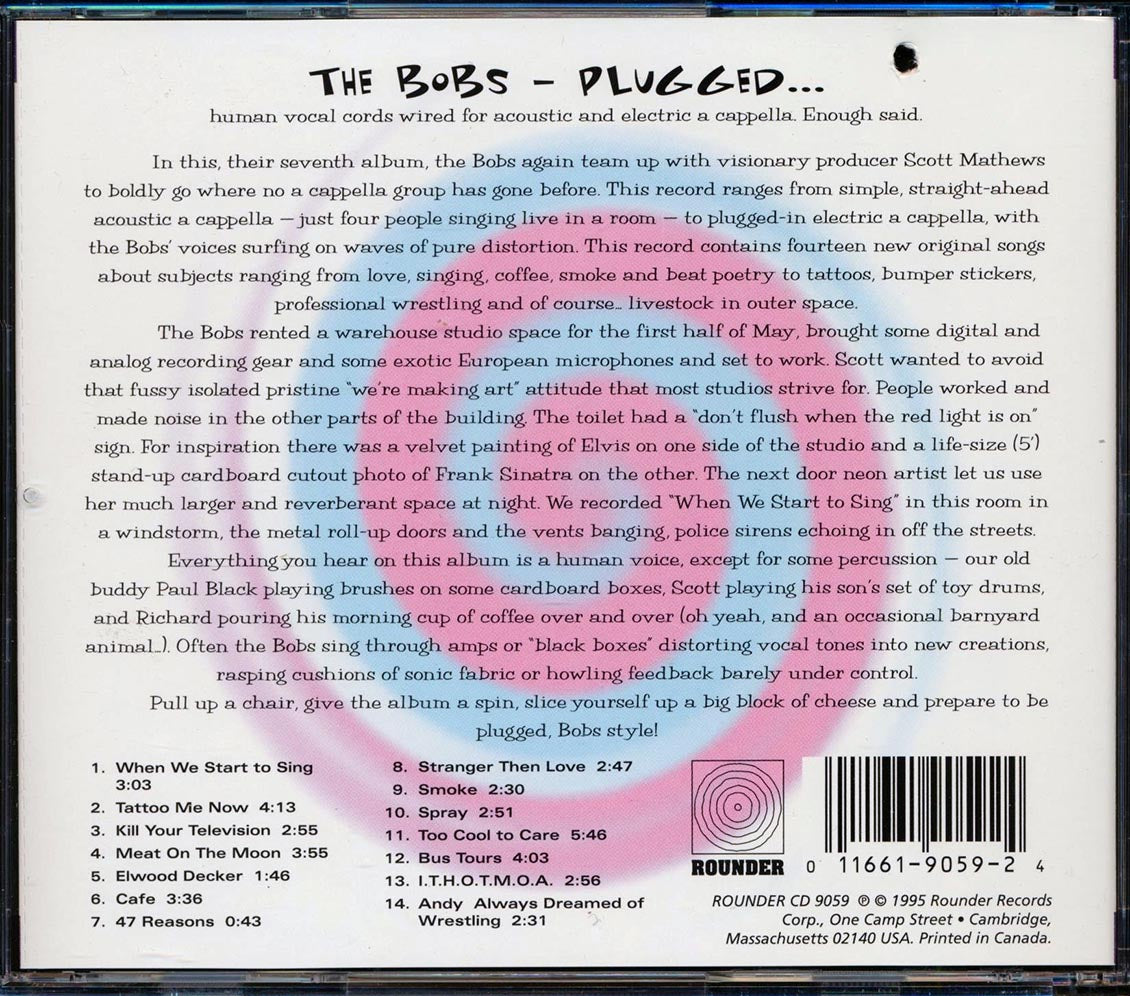 The Bobs - Plugged (marked/ltd stock)