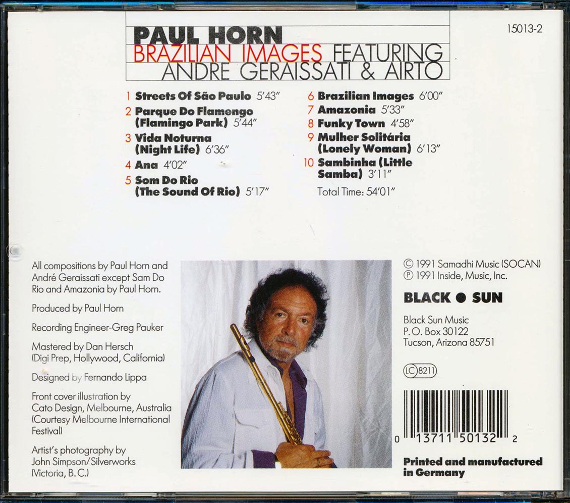 Paul Horn - Brazilian Images
