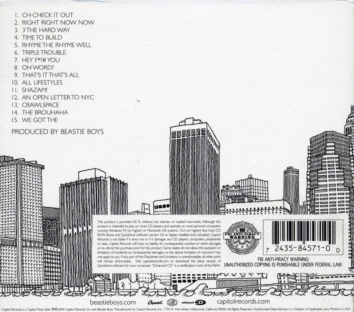 The Beastie Boys - To The 5 Boroughs (Explicit Lyrics Issue) (deluxe 14-fold digipak)