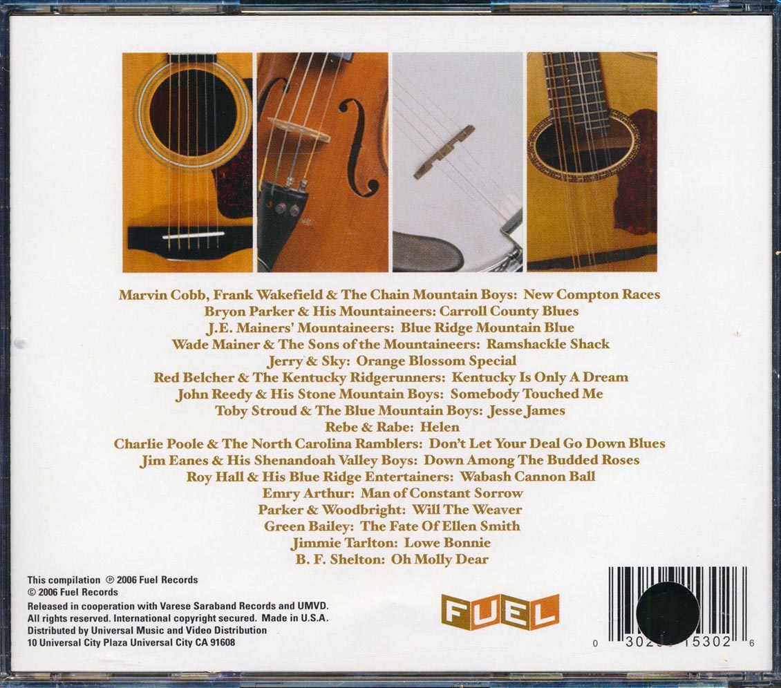 Green Bailey, Byron Parker & His Mountaineers, Ray Belcher & The Kentucky Ridgerunners, Etc. - Appalachian Heart: The Original Bluegrass Classics (marked/ltd stock)