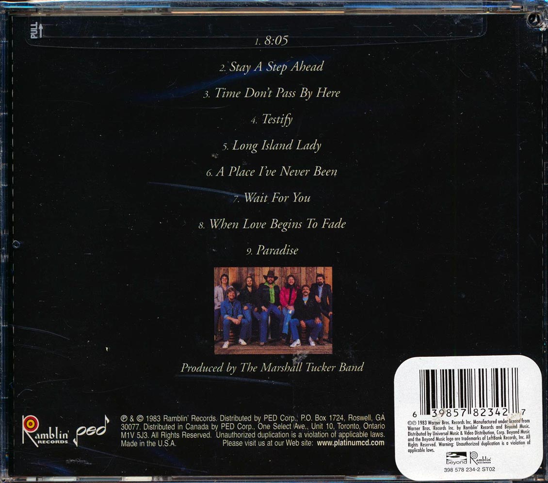 The Marshall Tucker Band - Just Us (marked/ltd stock)
