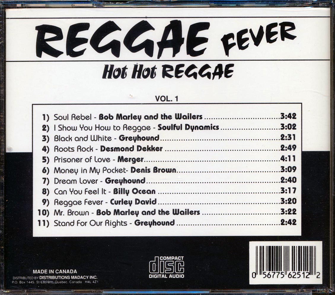 Bob Marley, Desmond Dekker, Dennis Brown, Etc. - Reggae Fever: Hot Hot Reggae