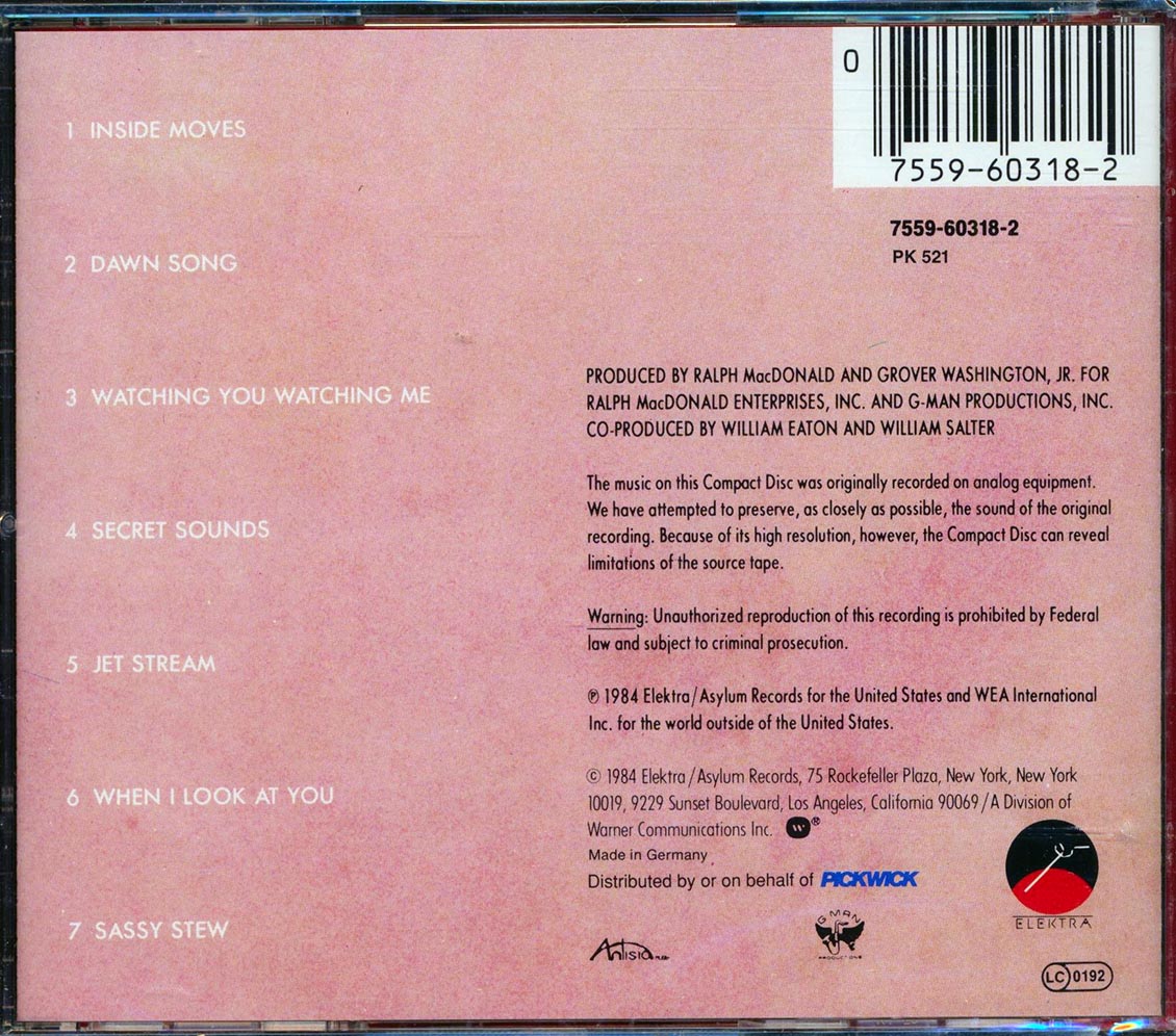 Grover Washington Jr. - Inside Moves