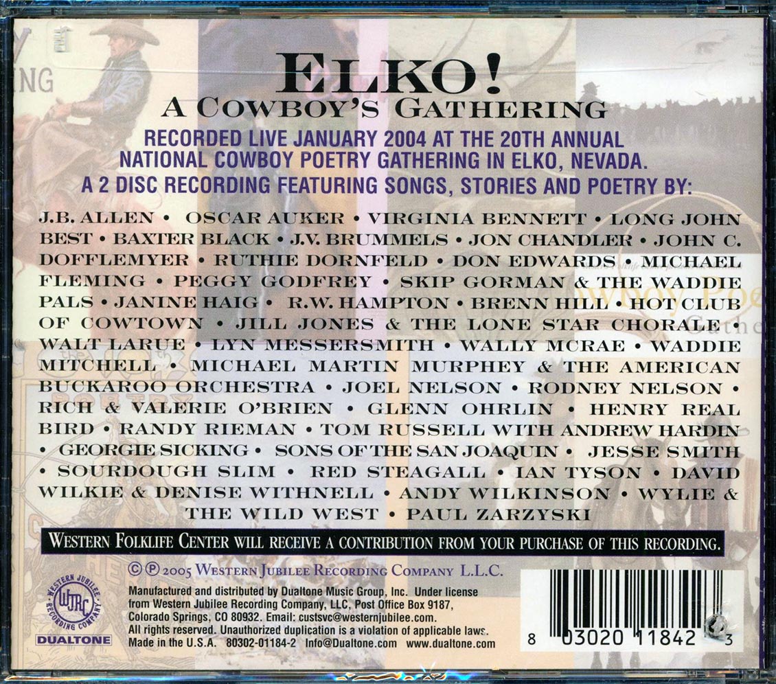 Various - Elko! A Cowboy's Gathering (40 tracks) (2xCD)