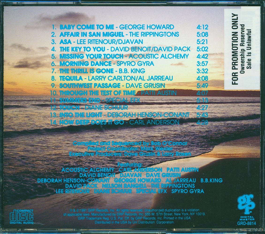 Spyro Gyra, Lee Ritenour, BB King, The Rippingtons, Etc. - GRP & FM98 KIFM Present The Smooth Sound Of San Diego Volume 11 (promo)